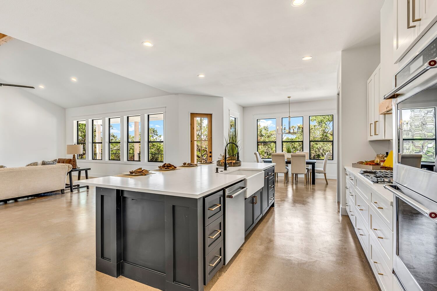 a home kitchen