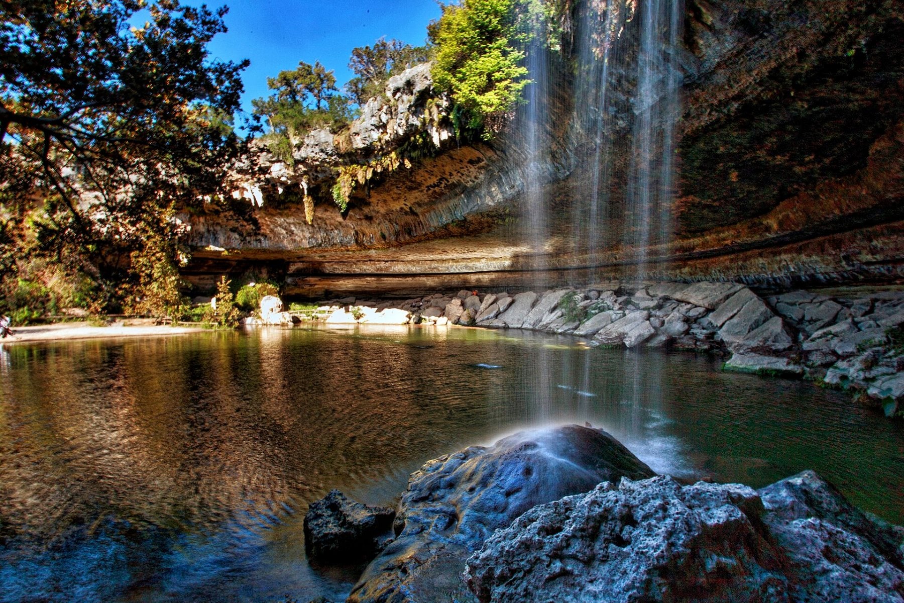 Hamilton Pool Preserve west of Austin near Dripping Springs