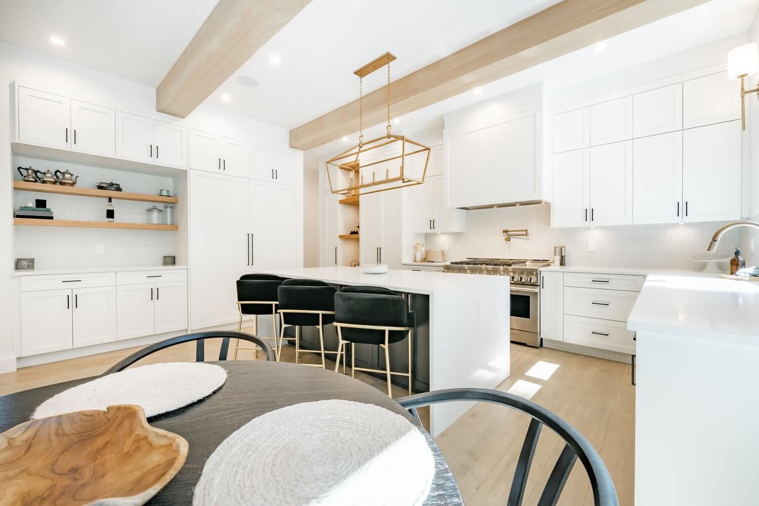 large modern farmhouse kitchen