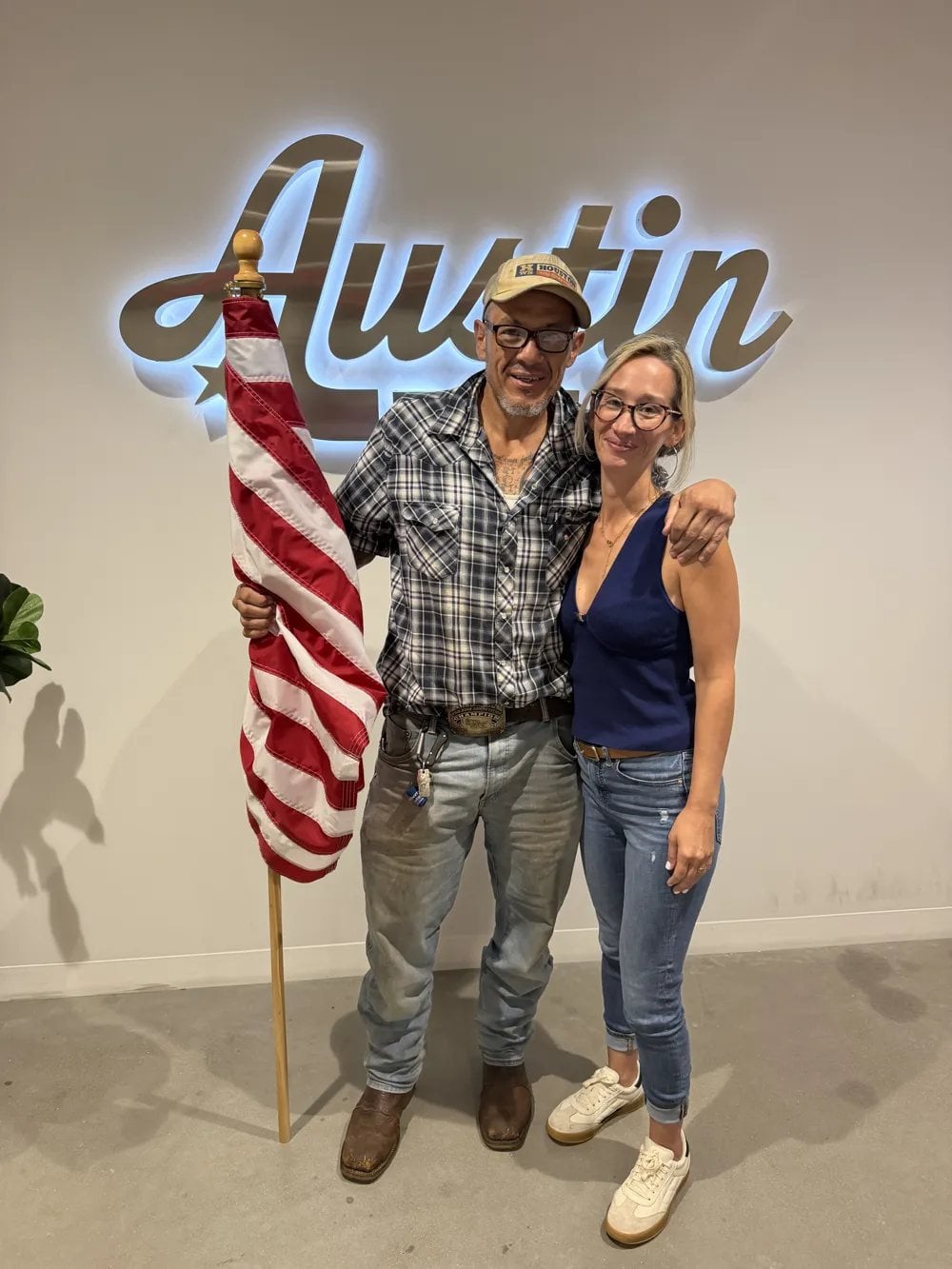 Mike, a Sapling Cove homeowner, with Lesley of Byrne Real Estate Group