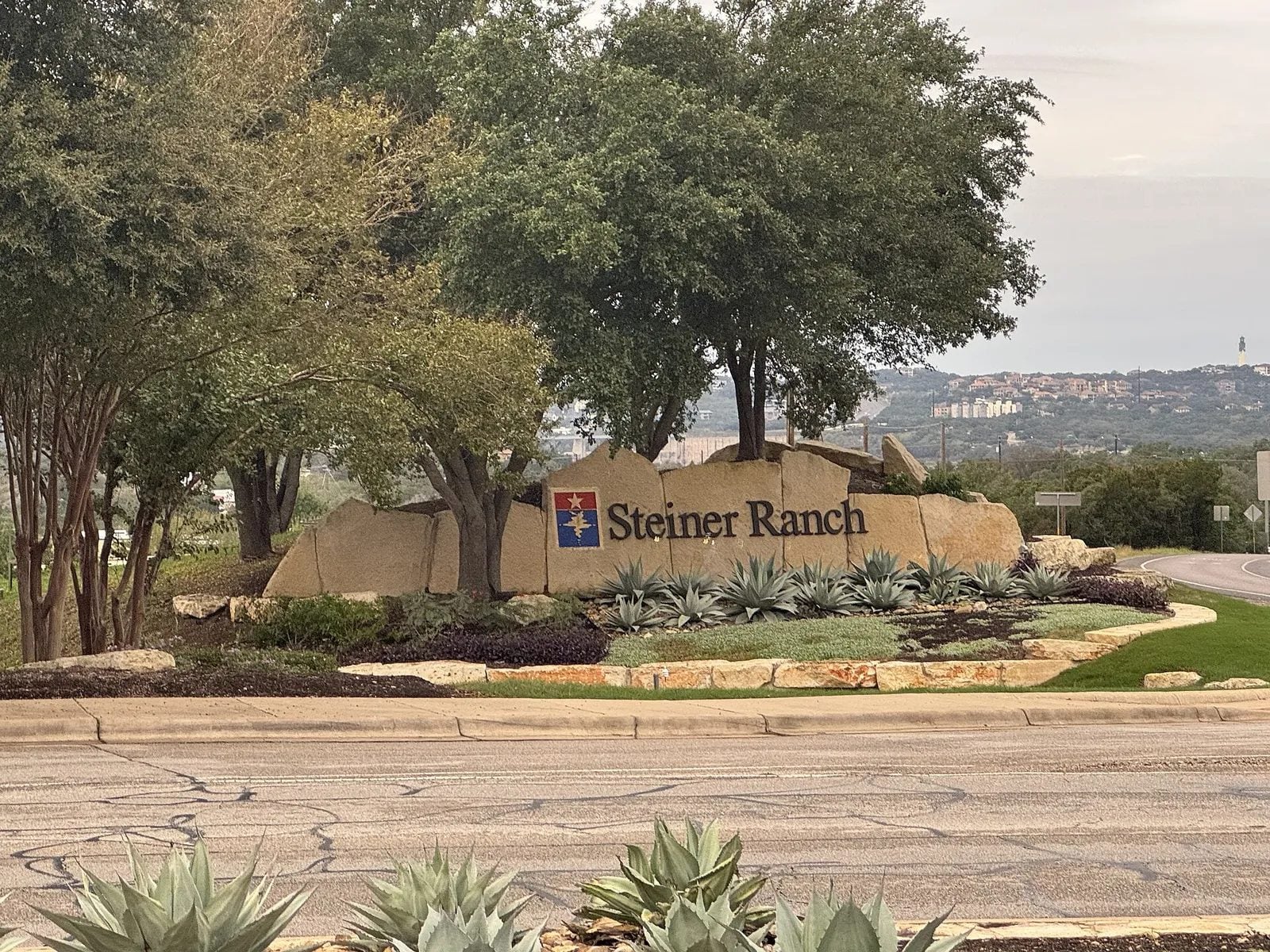 Steiner Ranch neighborhood in northwest Austin TX