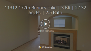 3d home tour Bonney Lake homes for sale