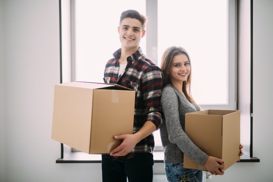 young-home-buyers-moving-boxes