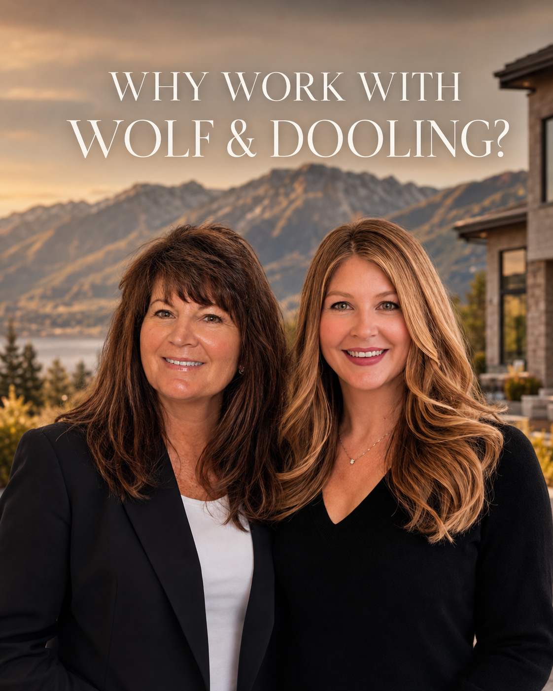 Jackie Wolf and Lindsey Dooling of Wolf & Dooling, a Northern Nevada mother-daughter real estate team