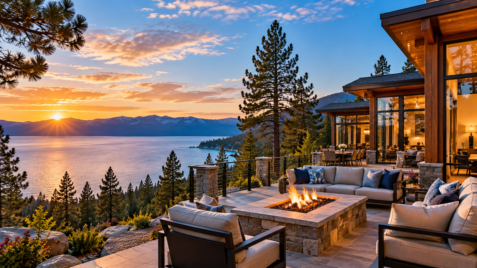 Luxury home overlooking Lake Tahoe in Incline Village, Nevada