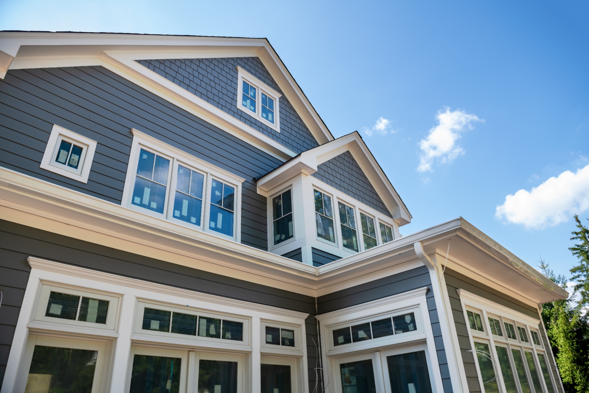 Beautiful new construction residential home incomplete in New Jersey