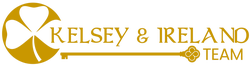 Kelsey and Ireland gold logo - Kelsey and Ireland Team