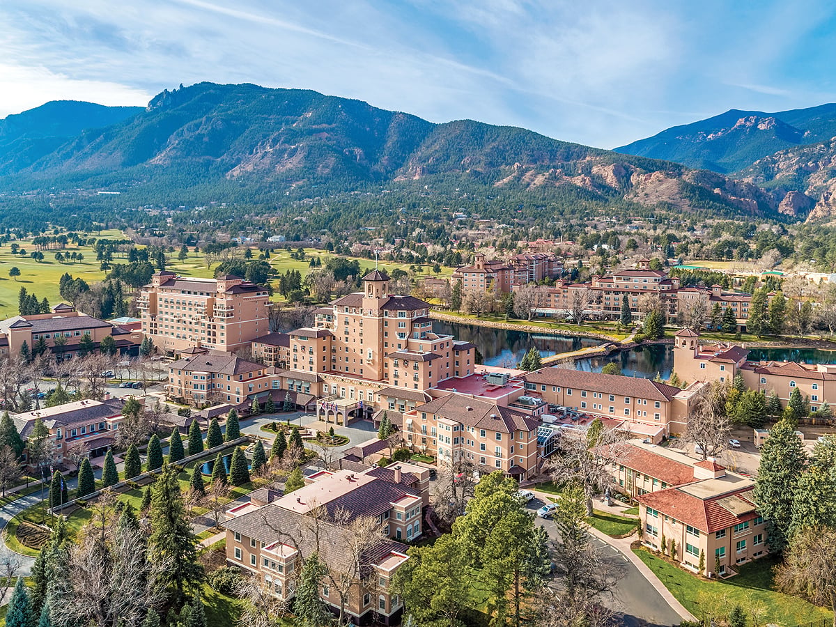 Aerial view of the Broadmoor area