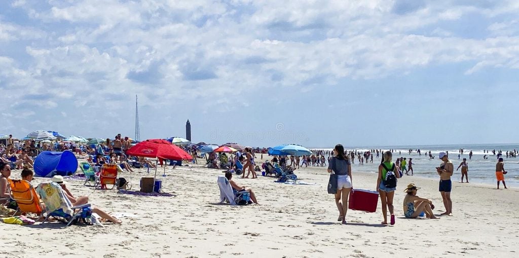 Fire Island crowds