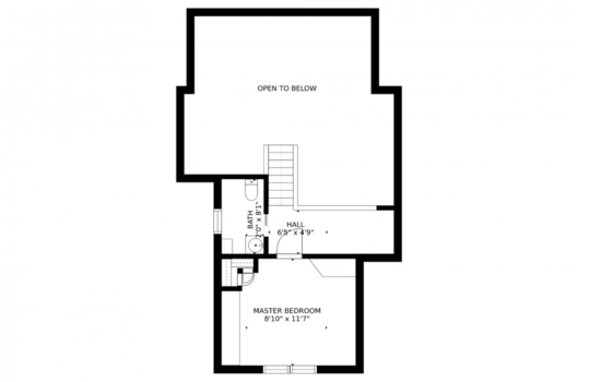414 Dehnhoff &#8211; Floor Plan, 2nd Floor
