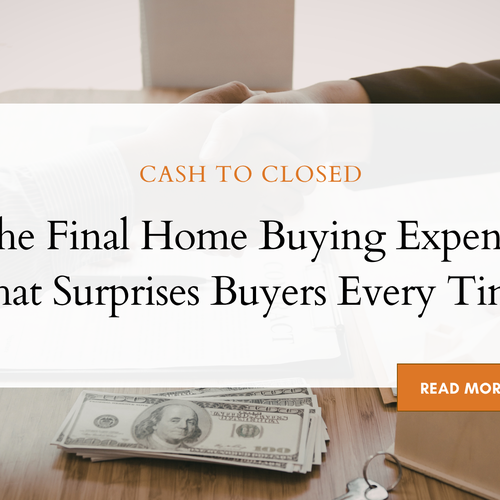 The Final Home Buying Expense That Surprises Buyers Every Time