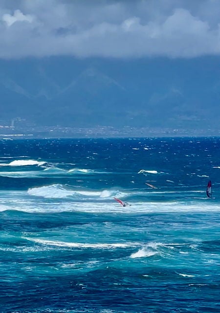 Surfing in Maui