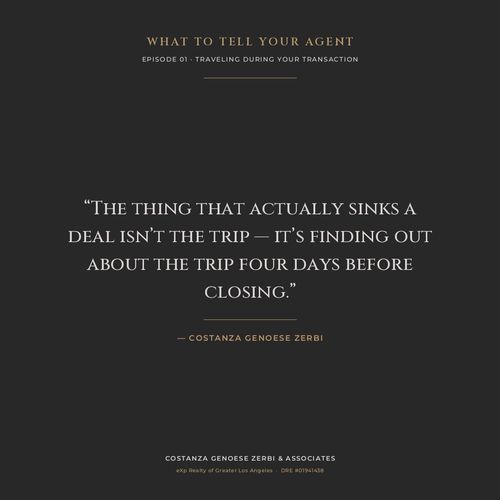 Traveling During Your Real Estate Transaction? Here's What to Tell Your Agent