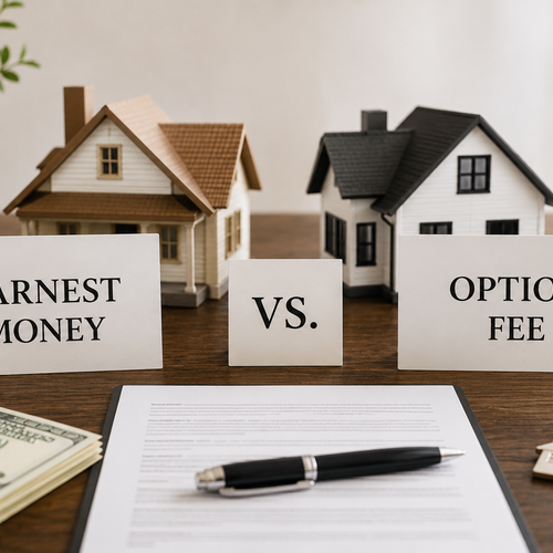 Earnest Money vs. Option Fee in Texas: What is the Difference?
