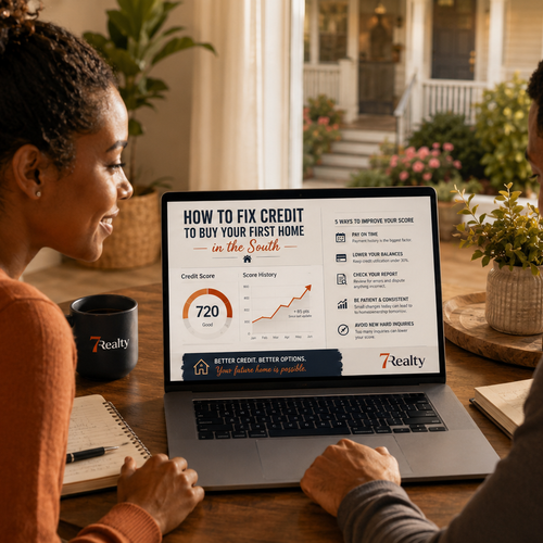 How to Fix Credit to Buy Your First Home in the South