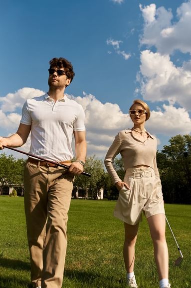 Golfing