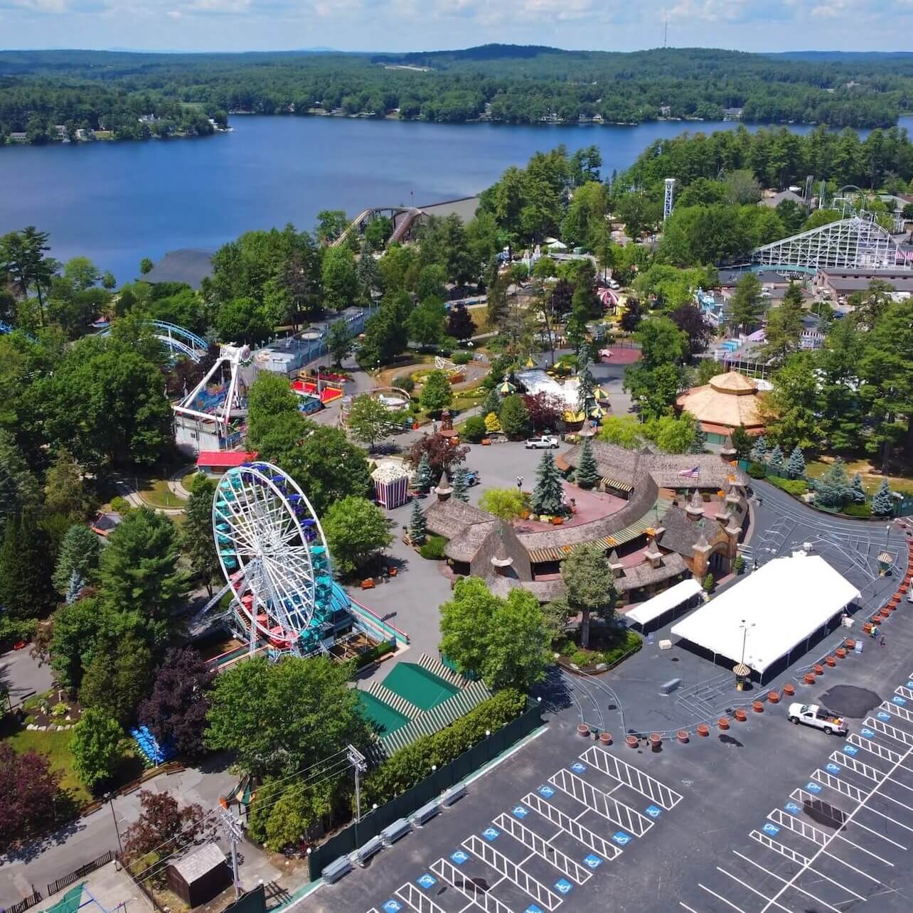 Aerial-view-of-Historic-Canobie-Lake-Park-by-the-Canobie-Lake-in-town-of-Salem-New-Hampshire-NH-USA(1)