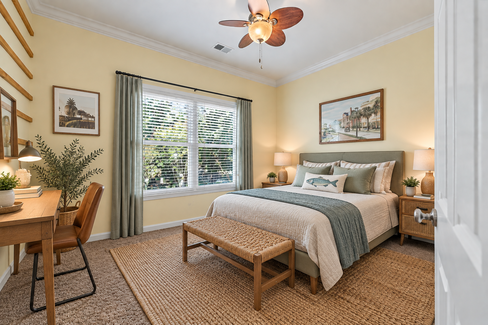 Virtually Staged 2nd Bedroom
