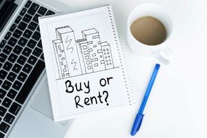 buying homes, renting homes