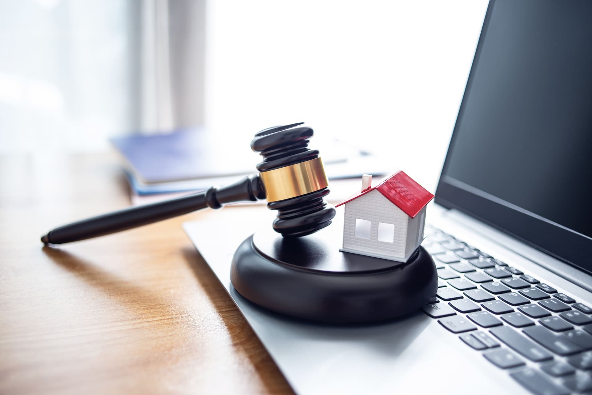 Online auction real estate mortgage
