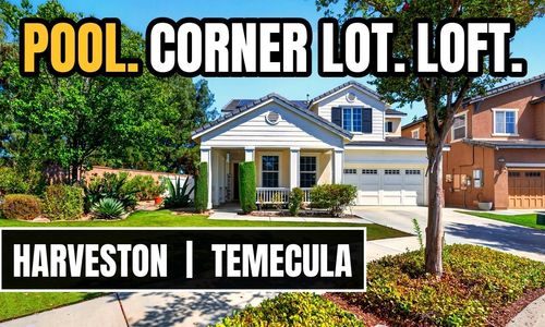 Harveston Pool Homes in Temecula: Inside a Corner Lot