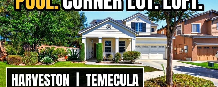 Harveston Pool Homes in Temecula: Inside a Corner Lot