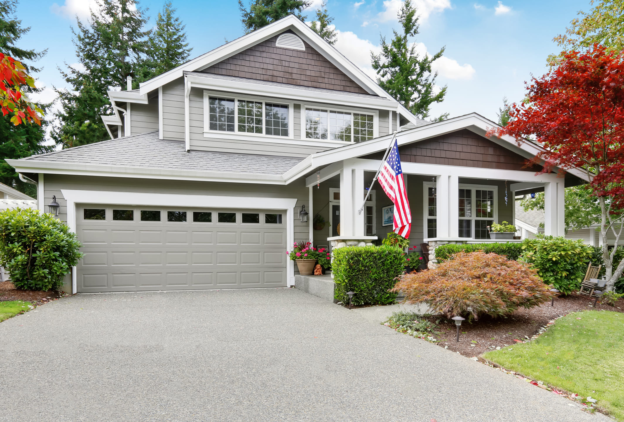 dark-gray-american-home