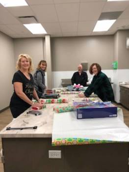 Christmas Presents Donate Starck Cares Donation Core Value Volunteer Giving Back Support Community Local