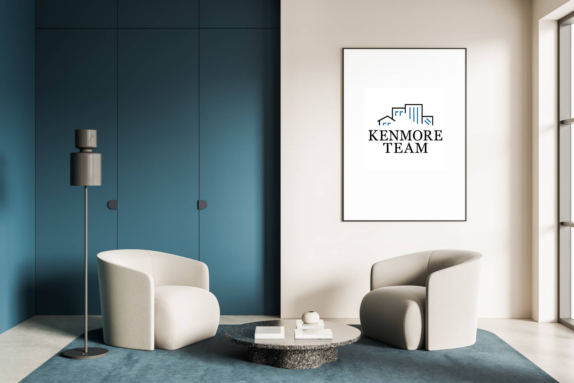 Stylish,Interior,Design,Mockup,Featuring,Two,Modern,Armchairs,,Textured,Coffee
