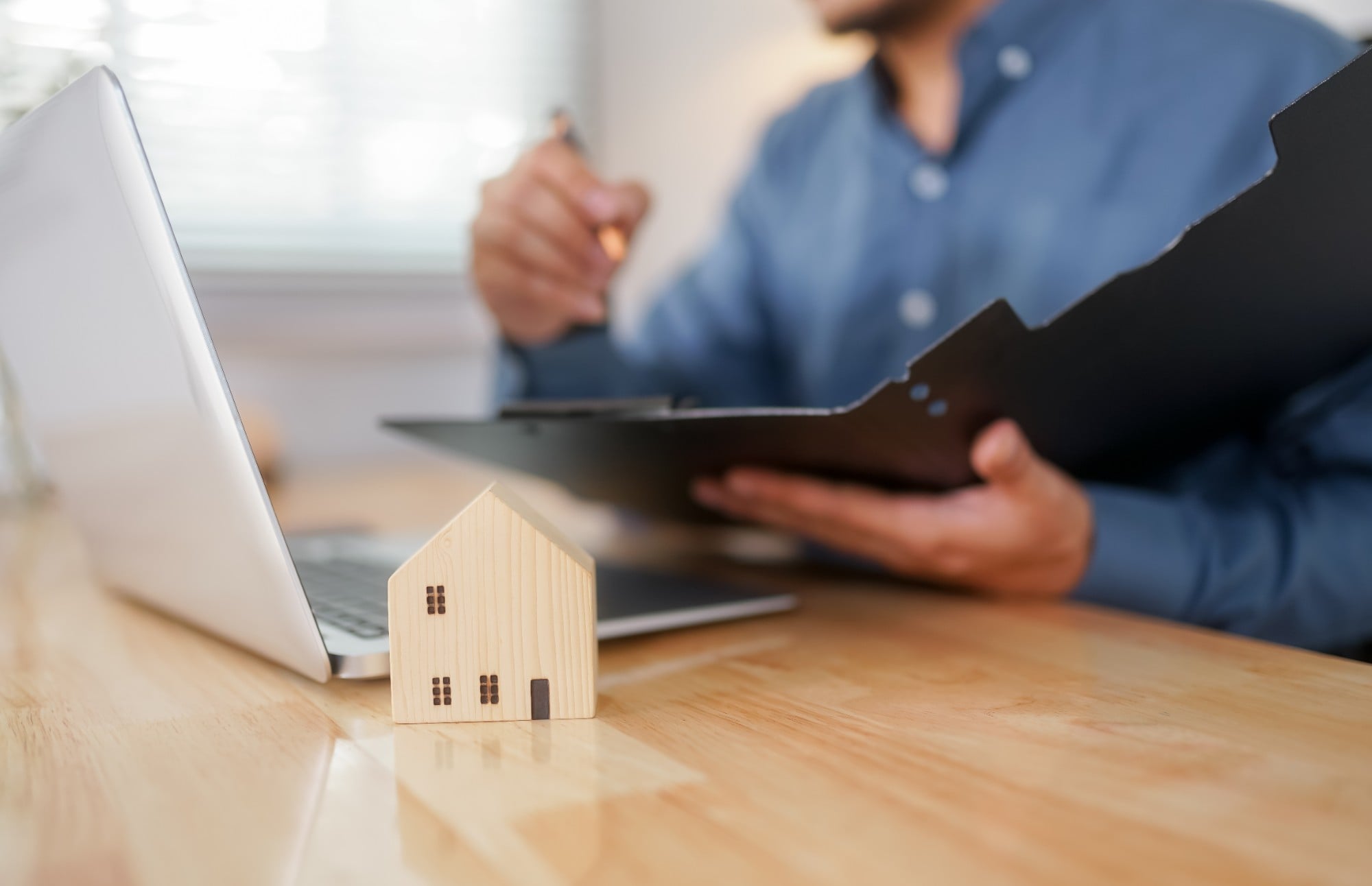 Property analysis and checklist for real estate business management concept. Mortgage loan home and insurance real property mortgage
