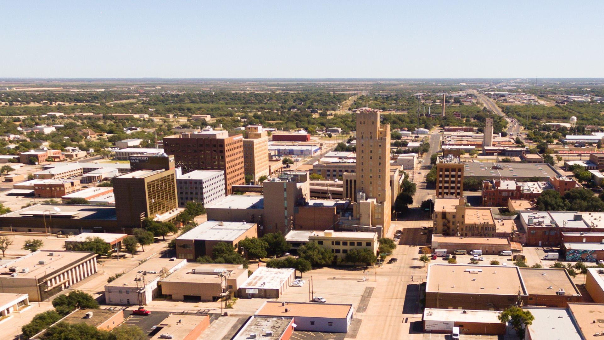 A birdseye view of Lubbock