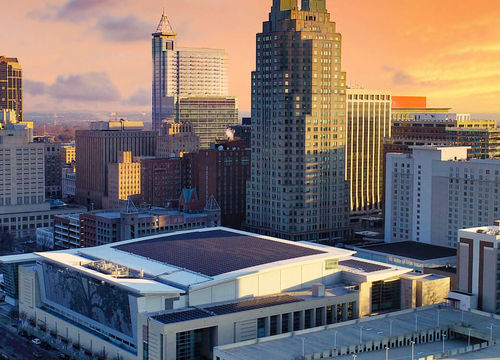 Aerial View of Downtown Raleigh