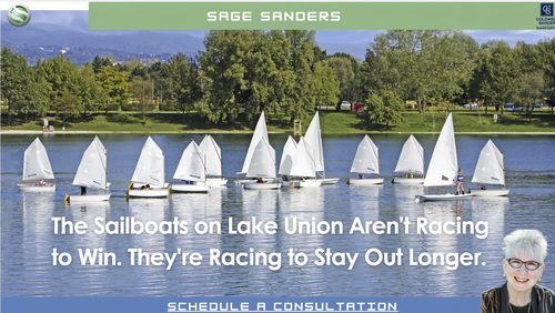 The Sailboats on Lake Union Aren't Racing to &hellip;