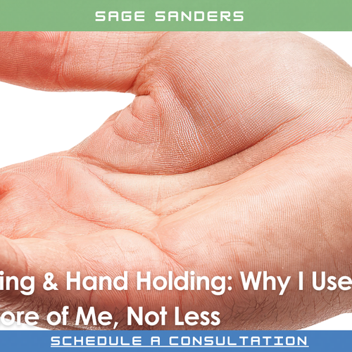 Human Facing & Hand Holding: Why I Use AI to Give You More of Me, Not Less