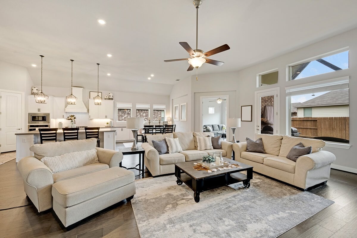 a home living room
