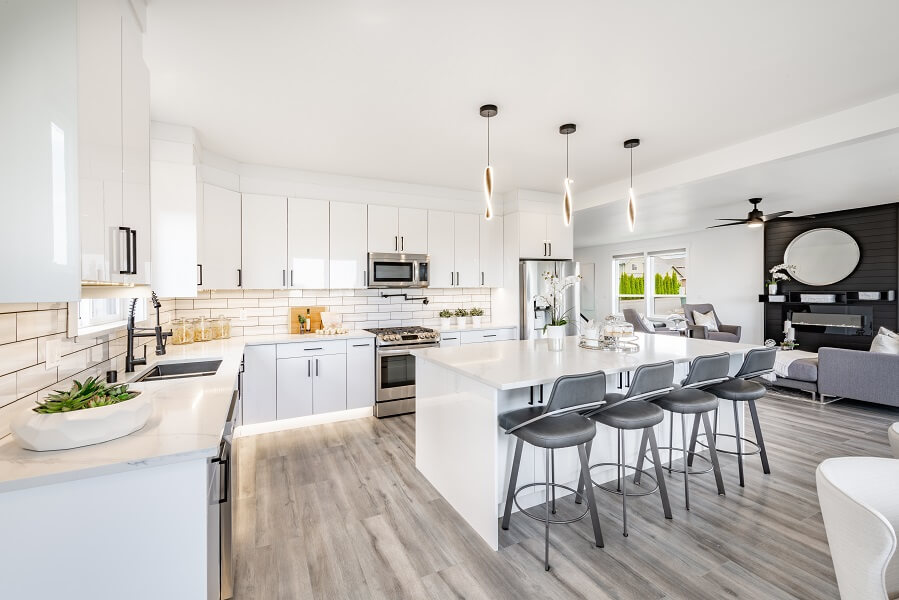 Modern contemporary home interior