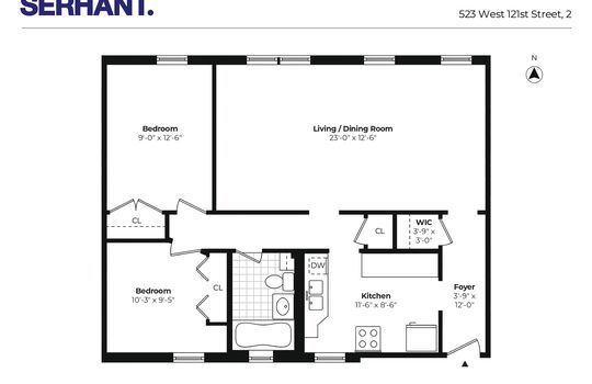 523 West 121st Street, 2 Floorplan (1)
