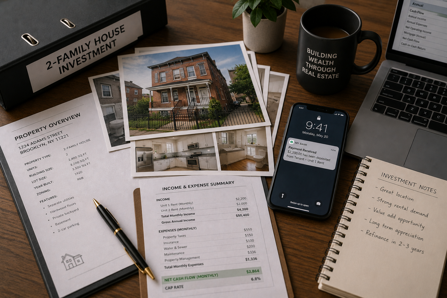Investment and appreciation for family house