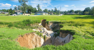 Sinkholes are another anomaly for living in Florida.
