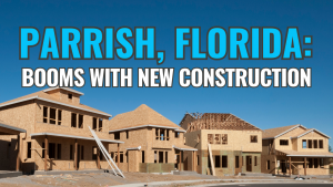 an image of all of the new construction popping up aroung Parrish Florida