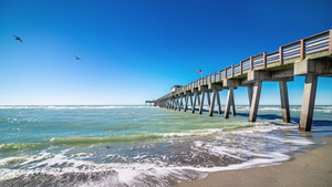 waterfront view near the Venice pier in Sarasota County, FL