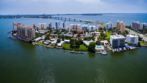Aerial view of Sarasota Florida