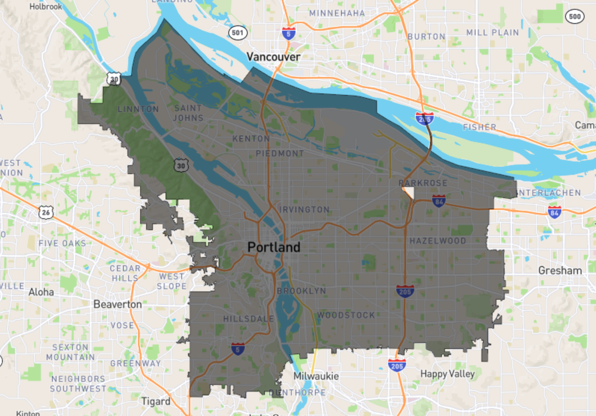 map of portland homes for sale
