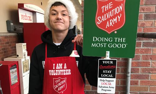 Salvation Army Bell Ringers at St Ignatius Rod's …