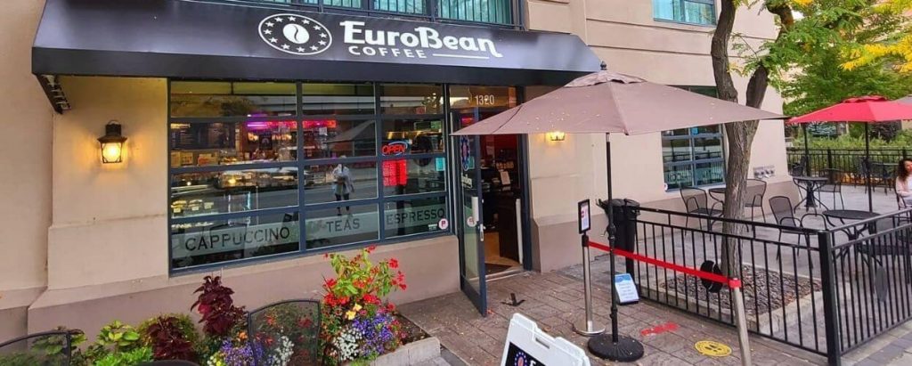 exterior photo of eurobean coffee house