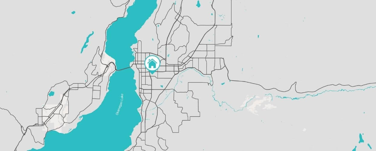 google map of balmoral estates in kelowna bc