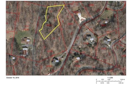 Aerial Lot 22 Campbell Woods