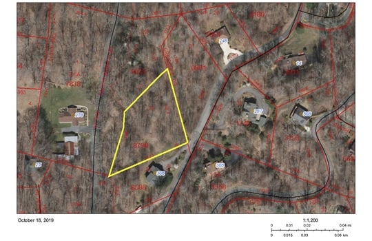 Aerial Lot 23 Campbell Woods