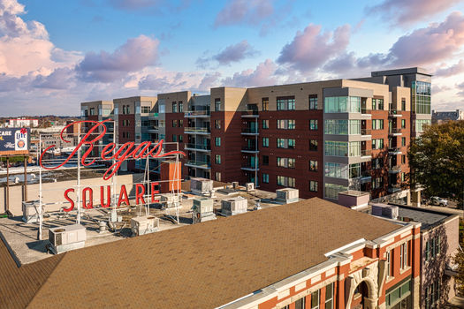 Regas Sign In Front Of Regas Square Condo Downtown Knoxville