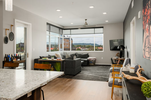 Regas Square Condo Interior Living Room 2